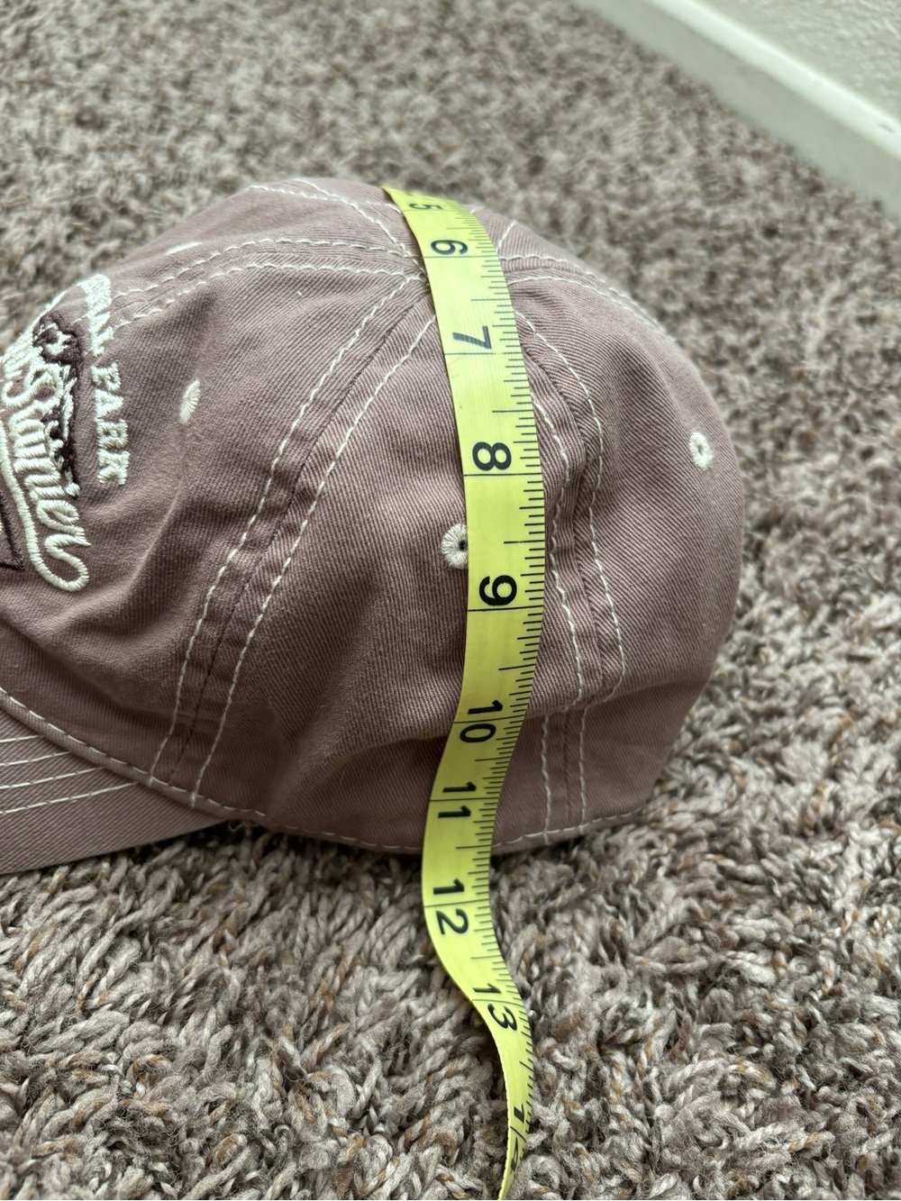 Embroidered Cotton Baseball Cap - Taupe